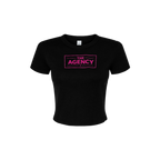 The Agency Micro Rib Baby Tee